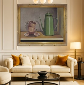 In the style of Gordon Cook – "Ritual Matutino" (Untitled), Oil on Board