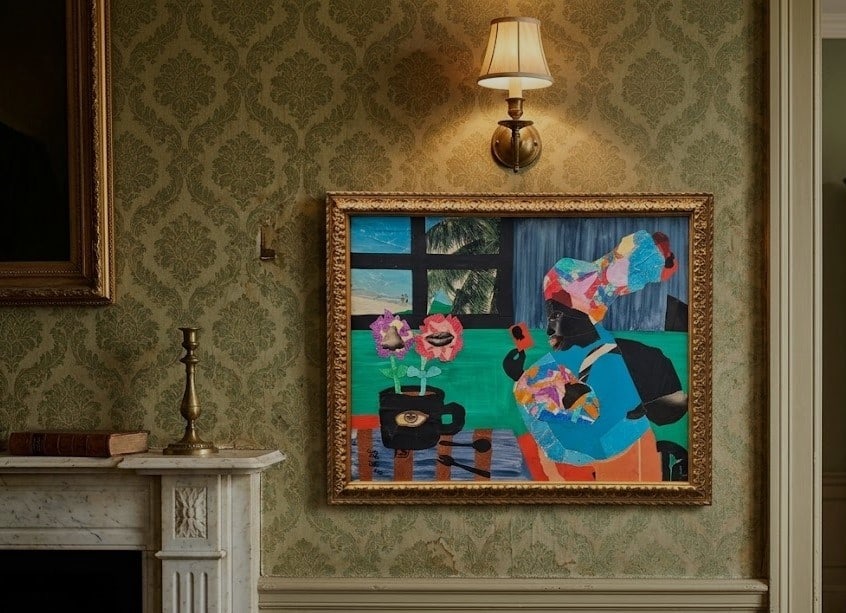 Atributed to : Romare Bearden ( UNTITLE ) ATRIBUTED - 2