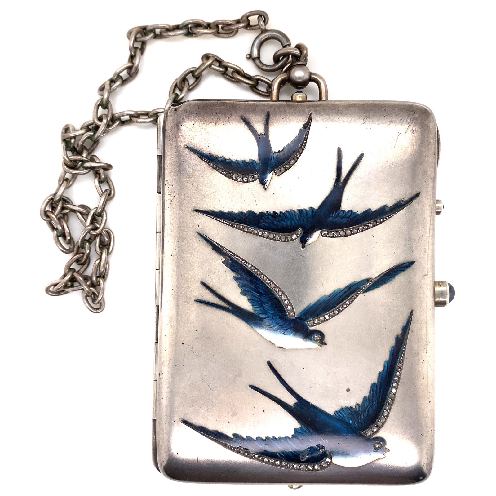 Cigarette Case with Swallows (1 of 3)