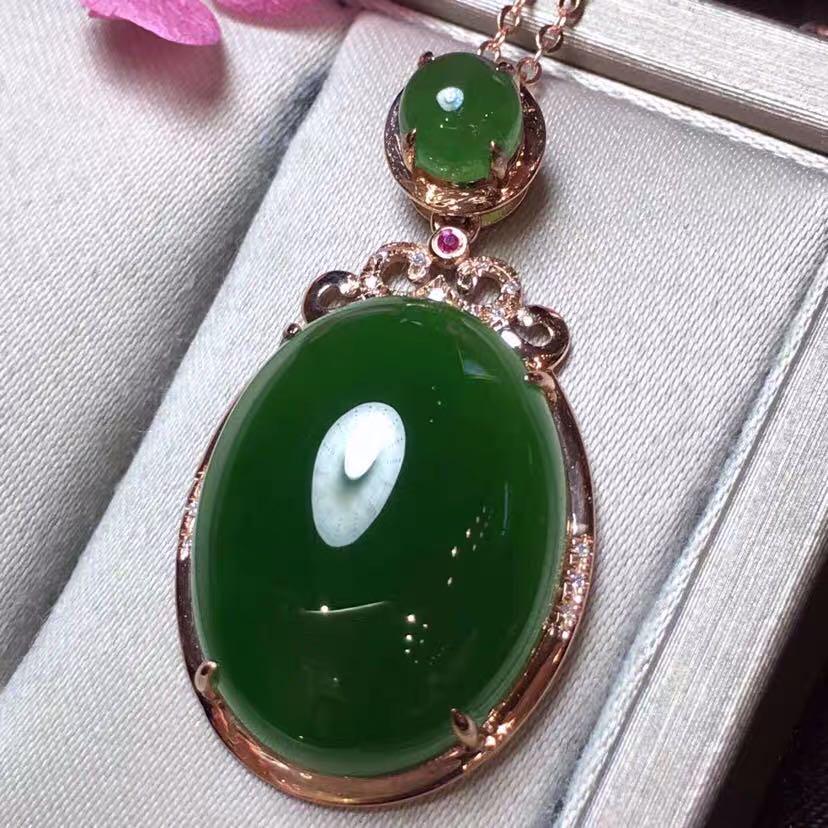 925 Silver Jasper Pendant - 3