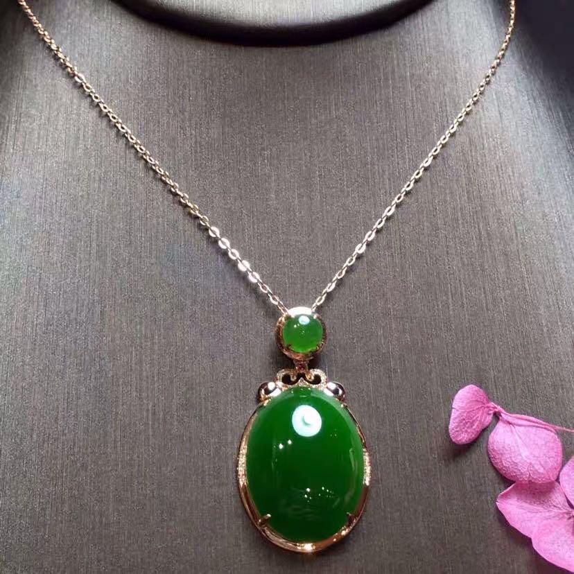 925 Silver Jasper Pendant - 4