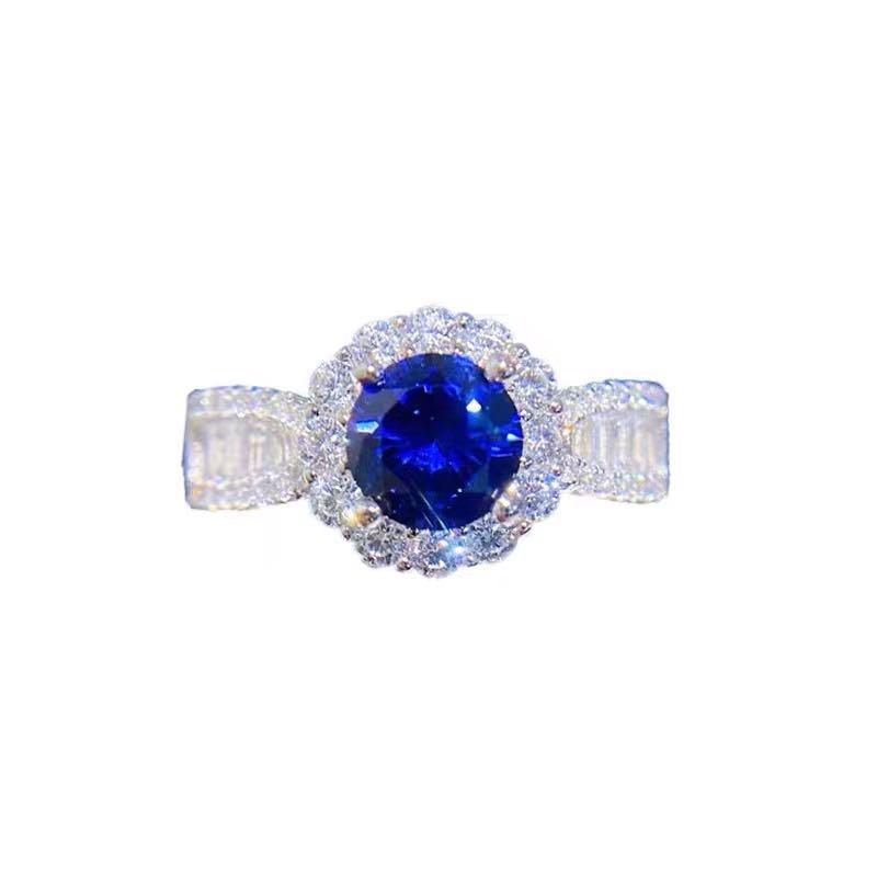 925 Silver 1ct Tanzanite Ring - 5