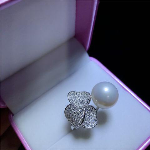 Natural Edison Pearl 925 Silver Ring - 2