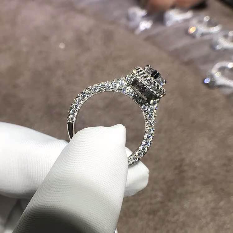 925 Silver 2ct Gem Ring - 3