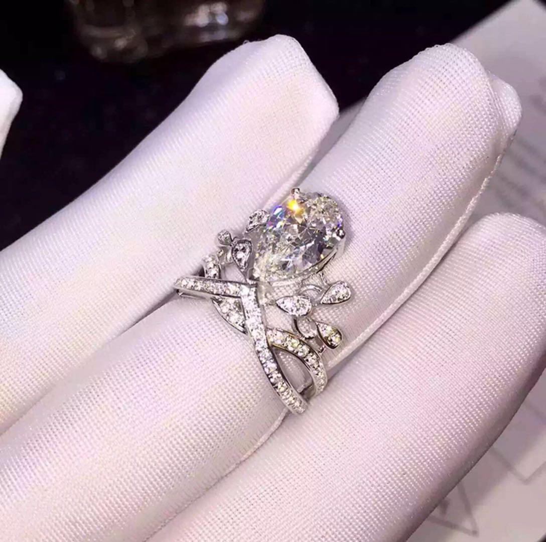 925 Silver 3ct Gem Ring - 2