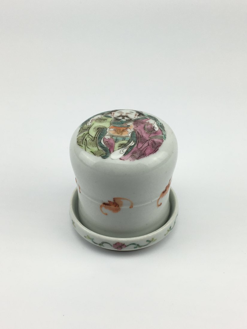 Ancient Chinese Ceramic Gambling Box (1 of 4)