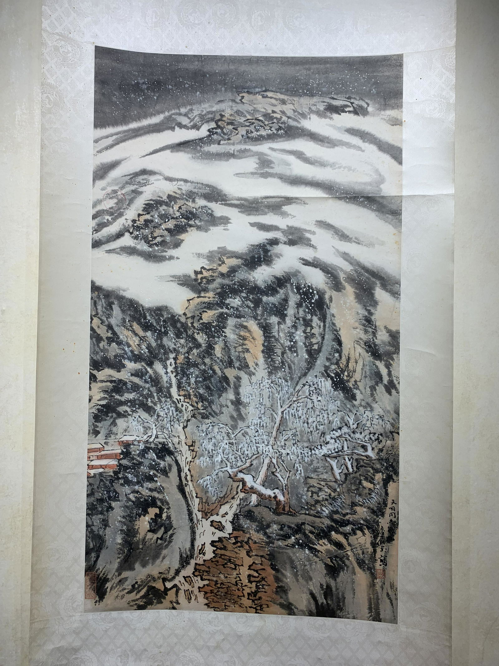 Fine Chinese painting Snow view (1 of 6)