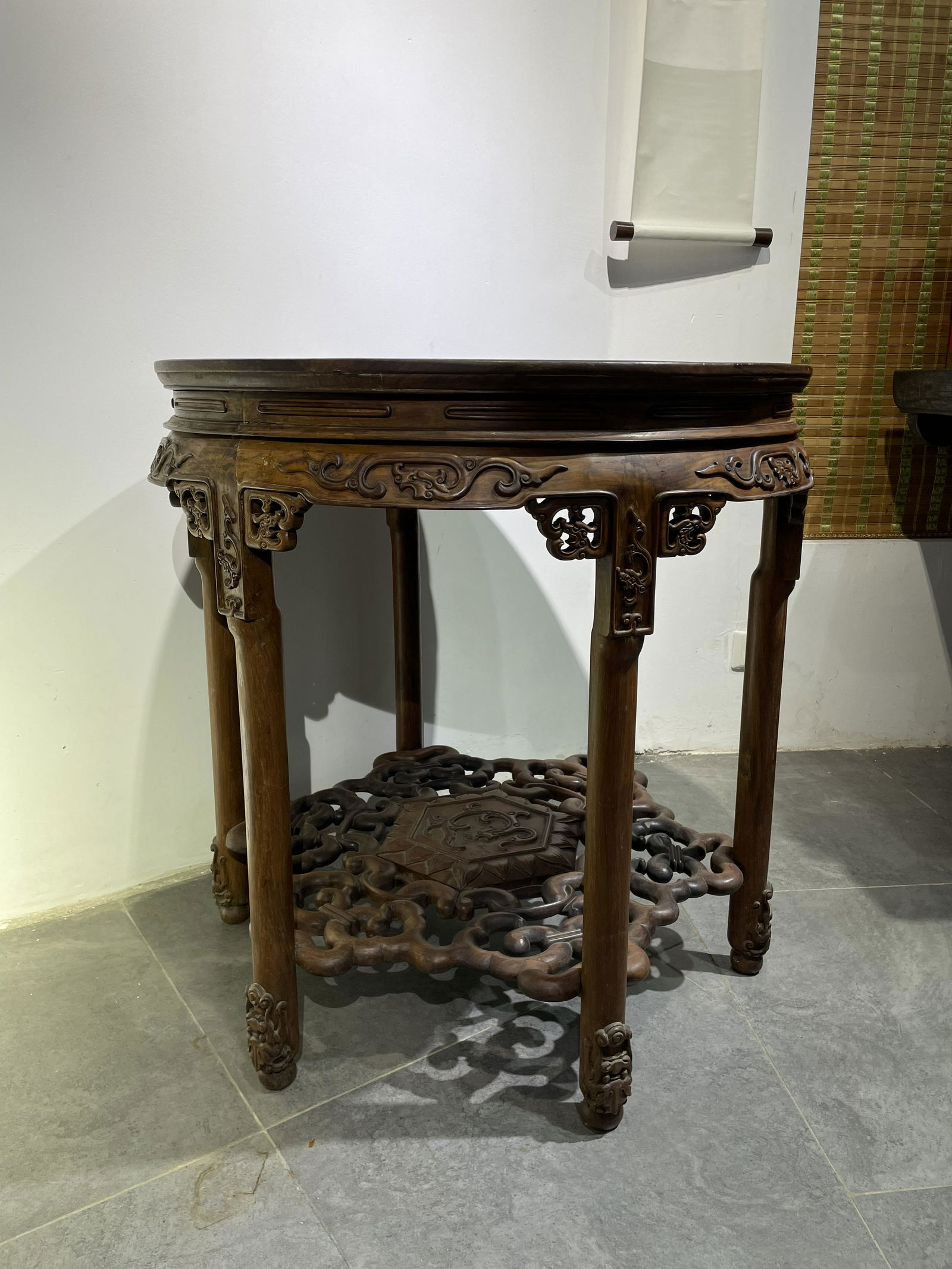 A Chinese hardwood table (1 of 13)