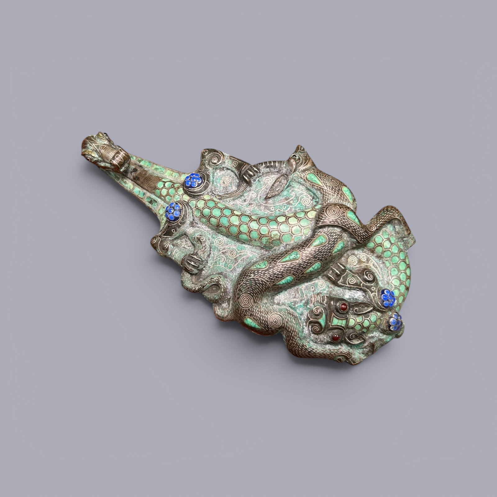Chinese Art, A Bronze Belt Hook, 8th-3rd Century BC, Spring and Autumn Period (1 of 10)