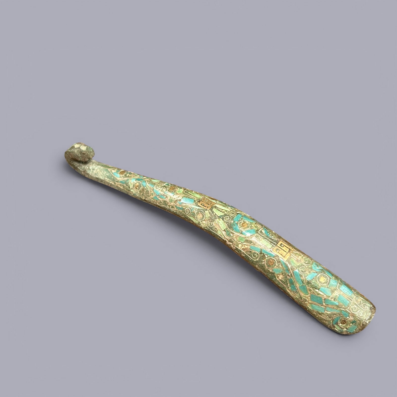 Chinese Art, A Bronze Belt Hook, 8th-3rd Century BC, Spring and Autumn Period (1 of 9)