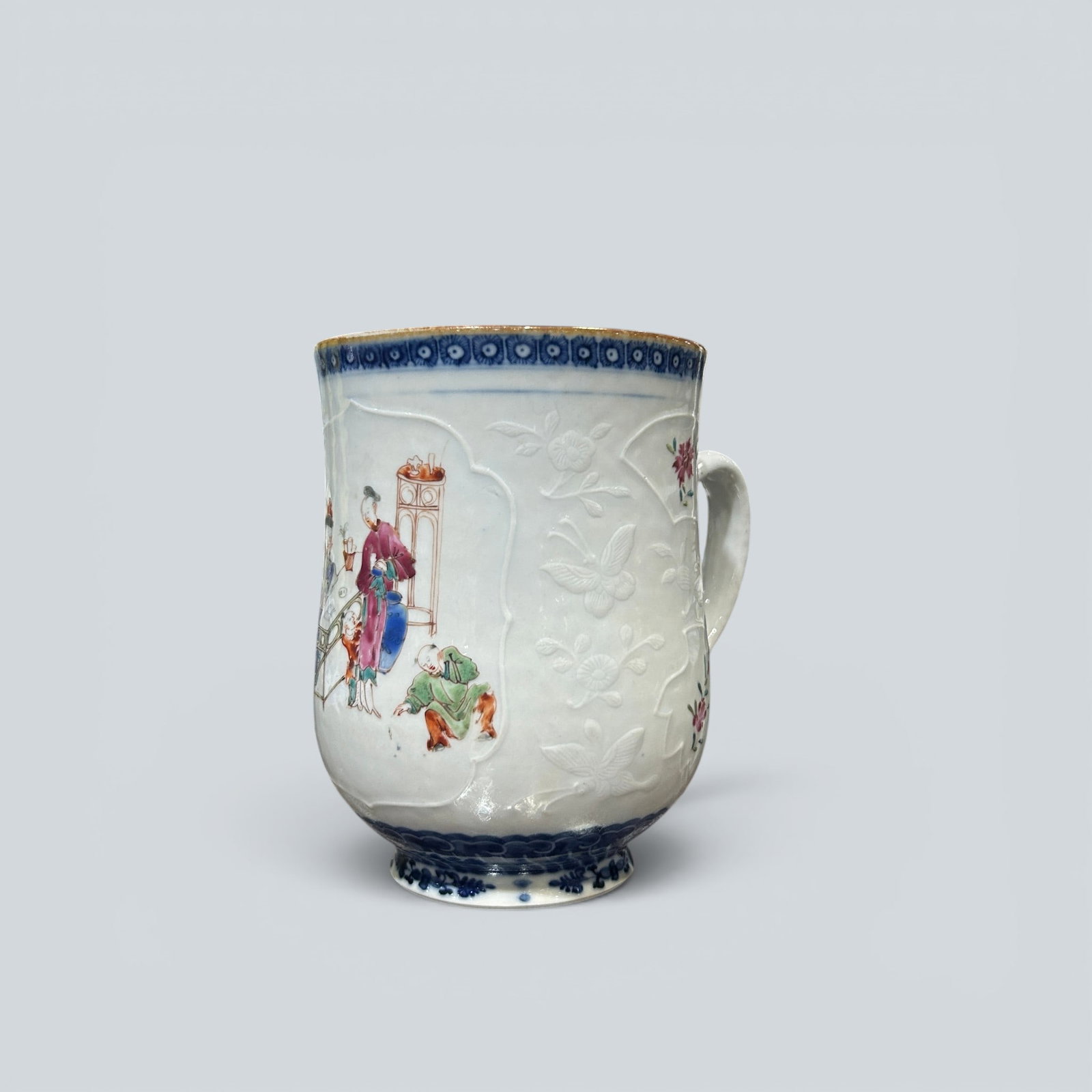 Chinese Art, A Canton Enamel Cup Decorated with Figures, 18th Century, Qing Dynasty (1 of 6)