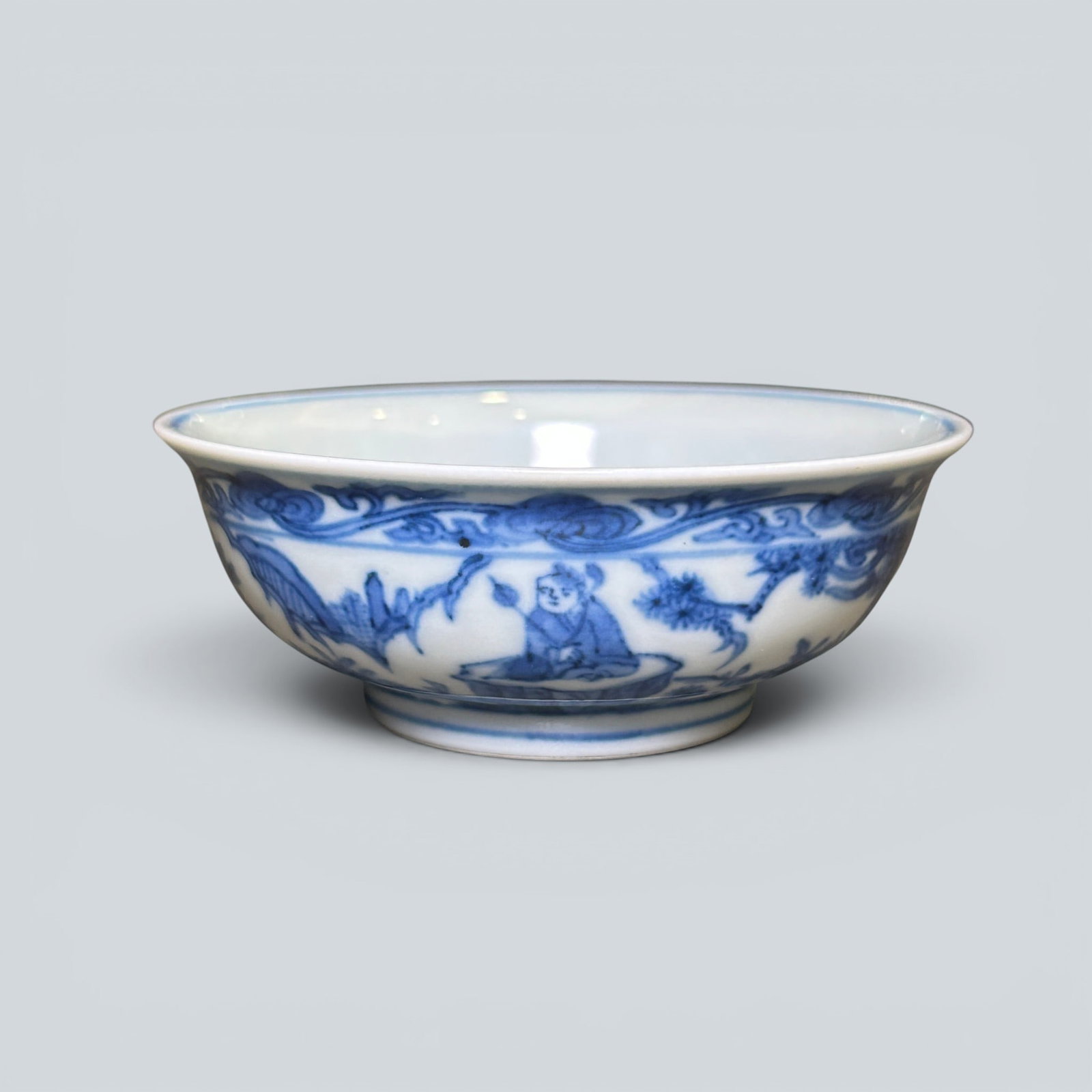 Chinese Art, A Blue and White Cup Decorated with Figures, 16th Century, Ming Dynasty (1 of 8)