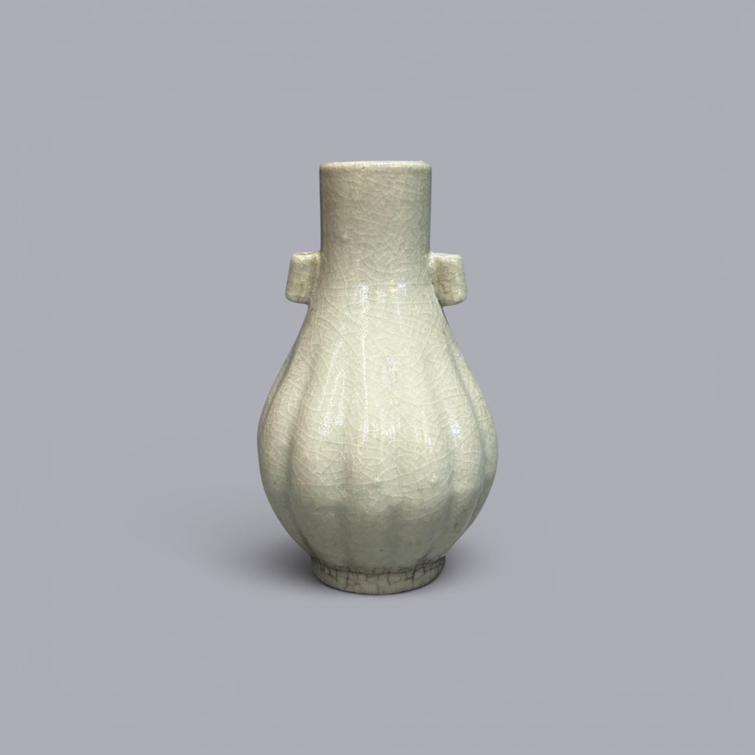 Chinese Art, A Celadon-Glazed Vase, 18th Century, Qing Dynasty (1 of 4)