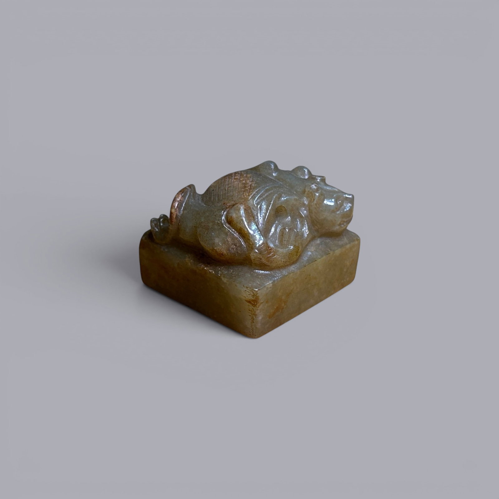 Chinese Art, A Jade Seal, 3rd Century BC-3rd Century AD, Han Dynasty (1 of 4)