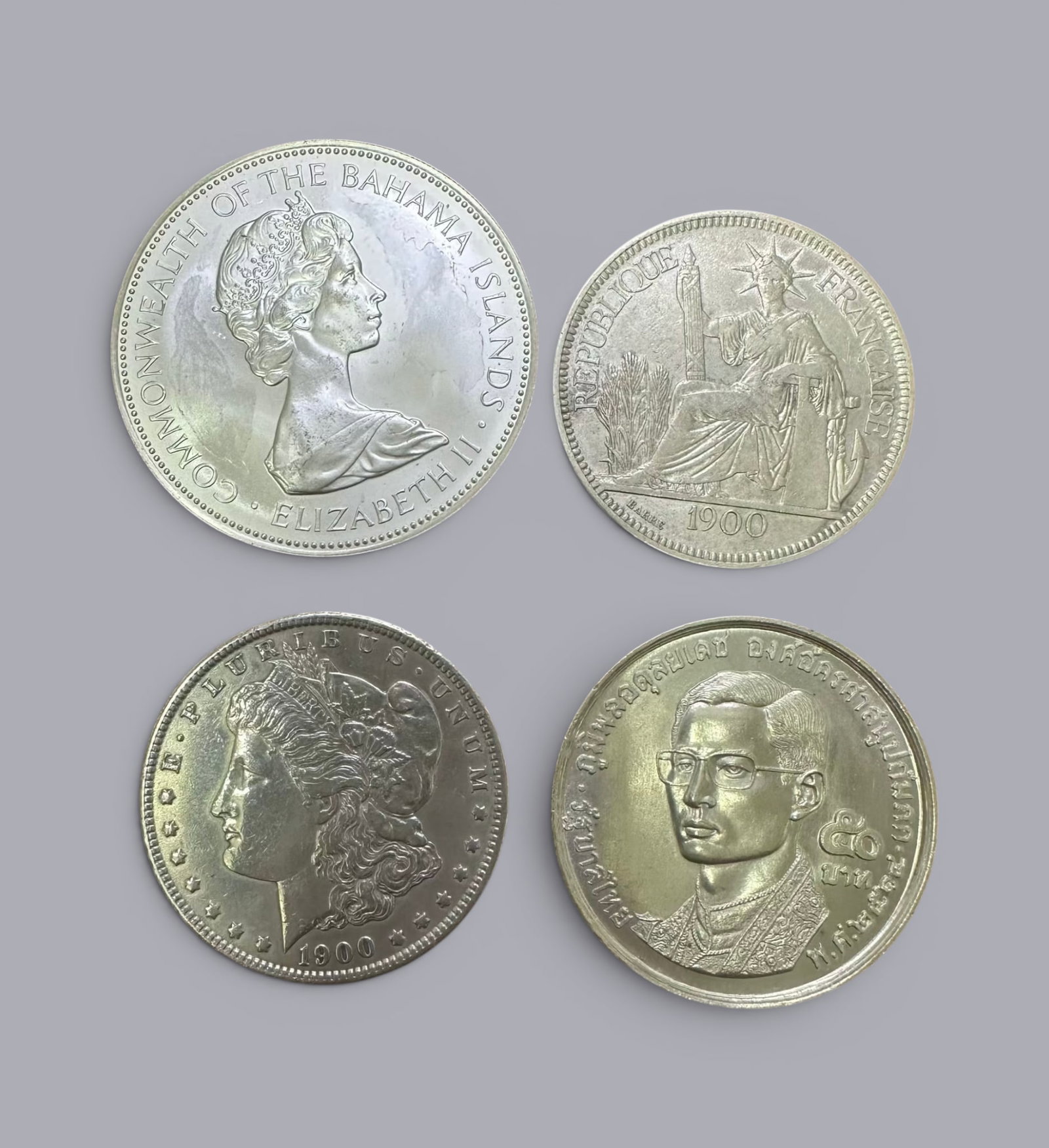 A Collection of Silver Coins, 19th-20th Century: Chinese Art, A Collection of Silver Coins, 19th-20th Century, Various Sizes.