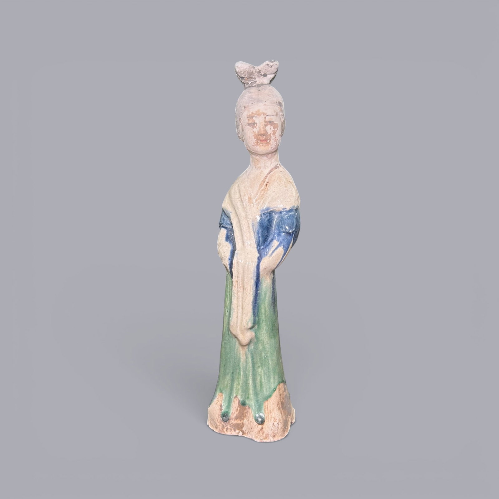 Chinese Art, A Sancai Figure of a Person, 7th-10th Century, Tang Dynasty (1 of 11)