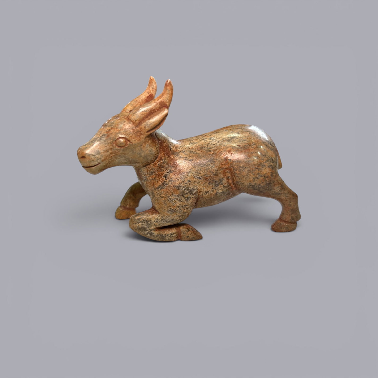 Chinese Art, A Jade Deer, 3rd Century BC-C3rd Century AD, Han Dynasty (1 of 9)