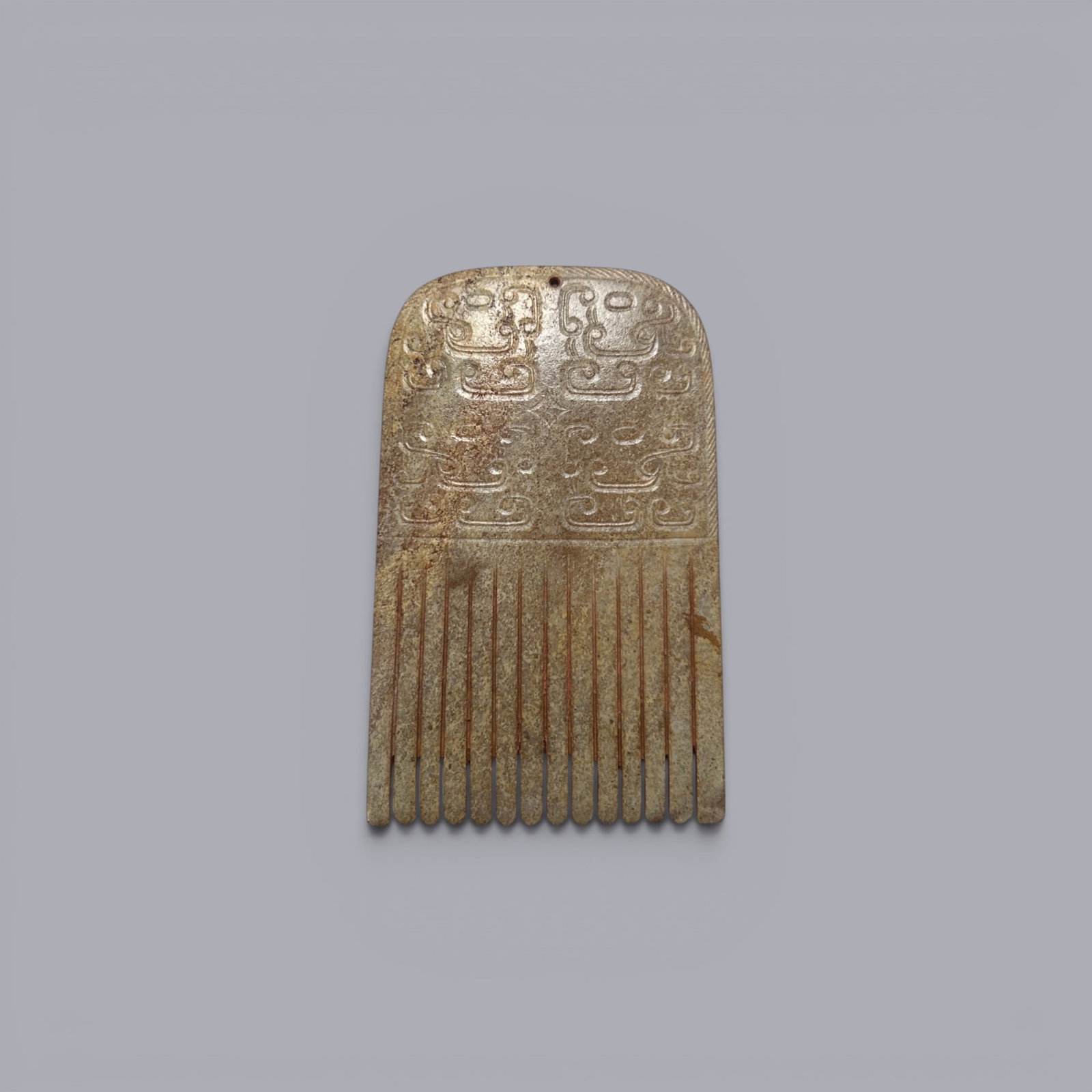 Chinese Art, A Jade Comb, 3rd Century BC-3rd Century AD, Han Dynasty (1 of 5)