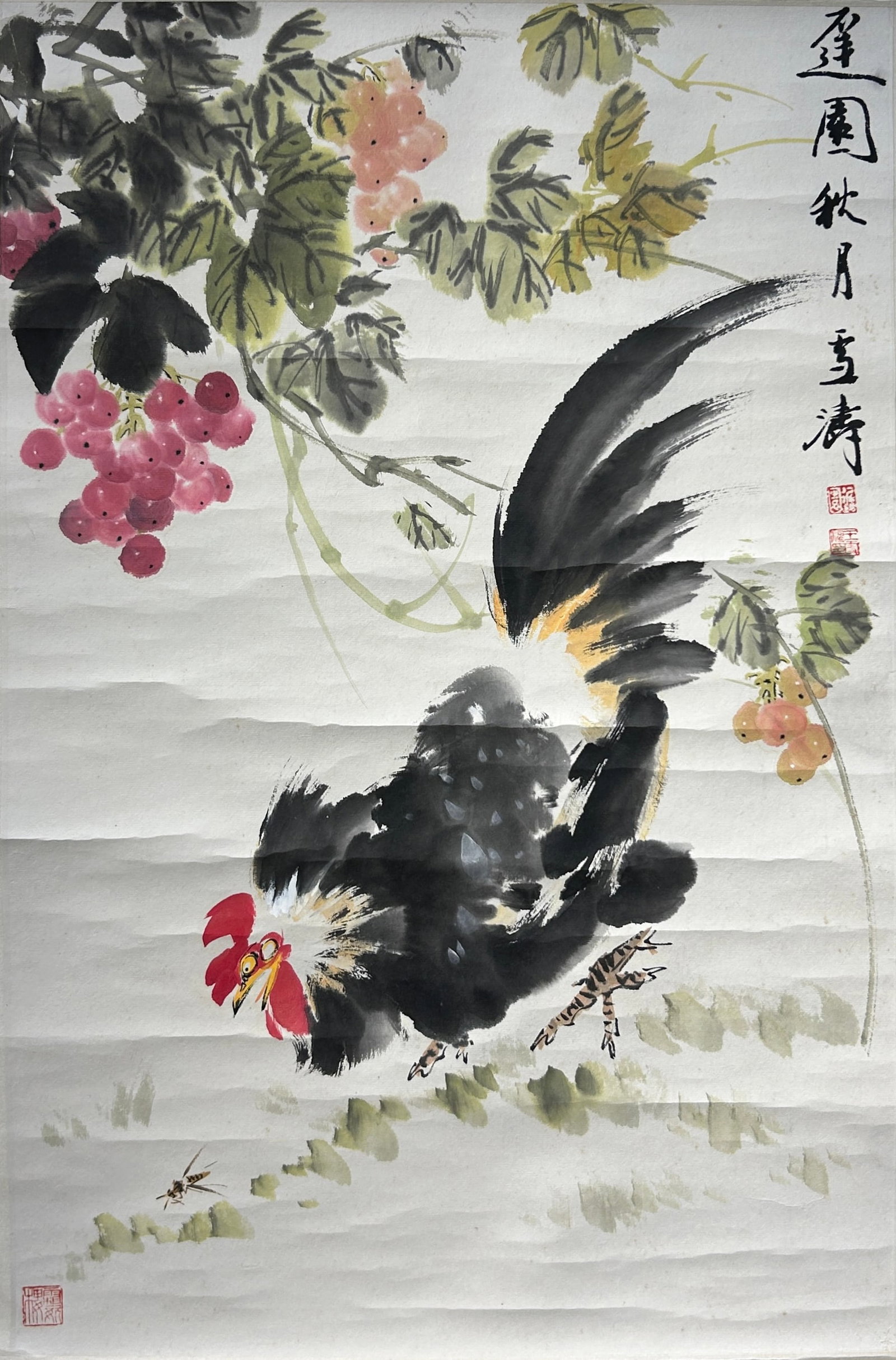 ?Chinese Art, A Chinese Painting Signed Xuetao, 20th Century (1 of 9)