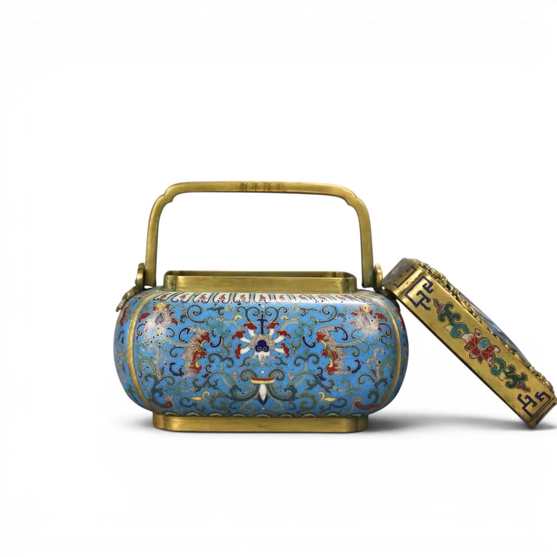 A Gilt Cloisonné Enamel Censer, 18th Century, Qing Dynasty (1 of 7)