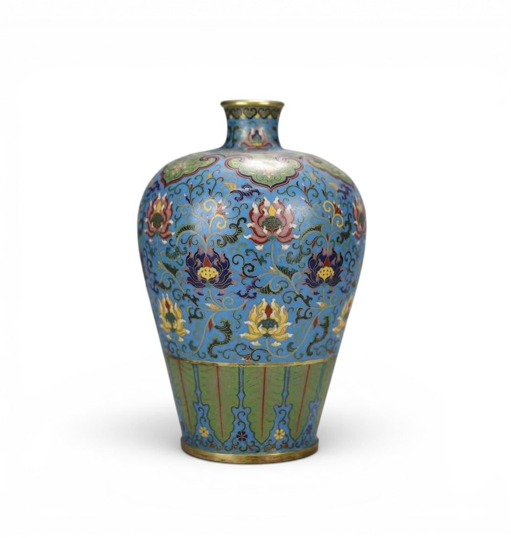 A Gilt Cloisonné Enamel Incense Burner, 18th Century, Qing Dynasty (1 of 6)