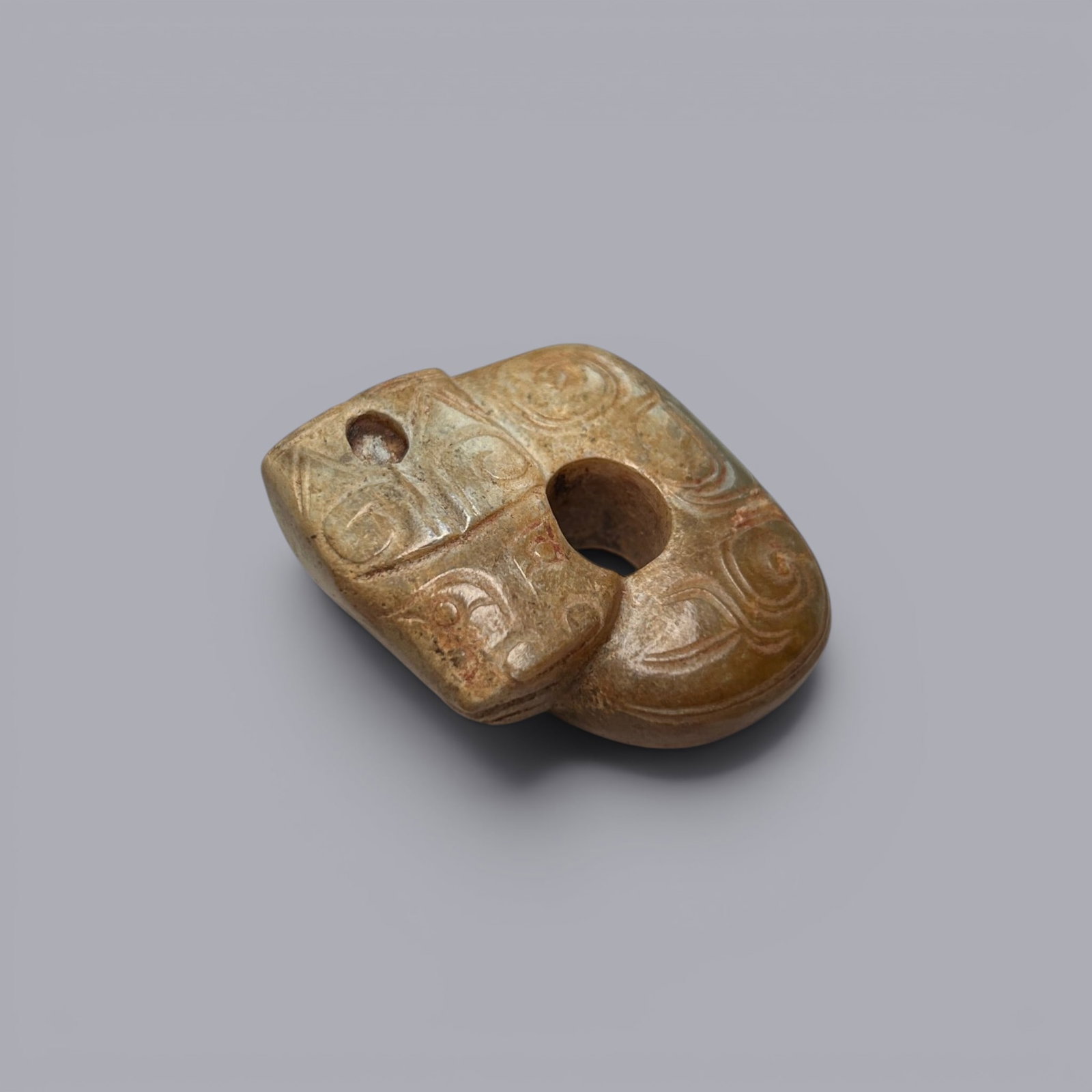 Chinese Art, A Jade Dragon, 11th–7th Century BC, Zhou Dynasty (1 of 7)