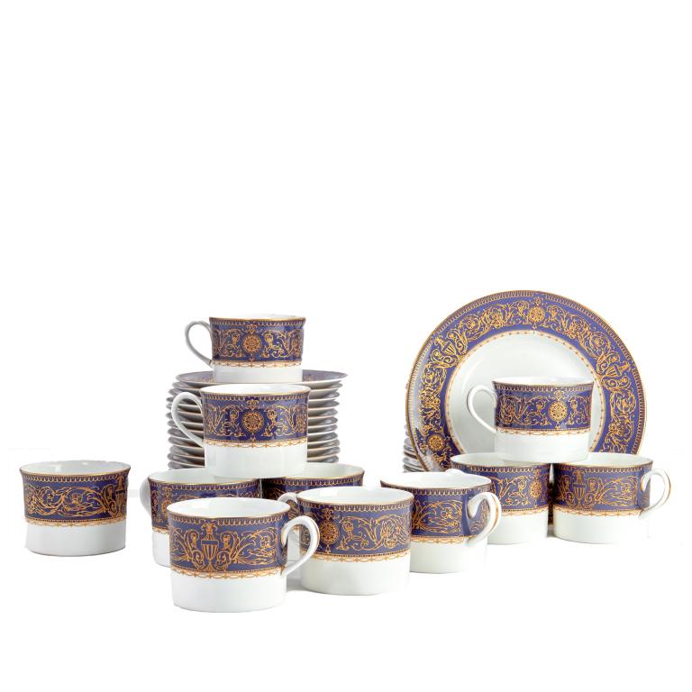 Misc Asst. Group of gilt Royal Worcester-Sand. China (1 of 2)