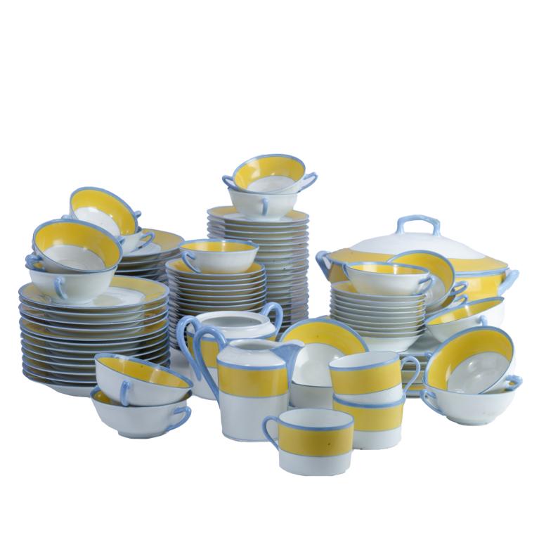 Misc assorted French Limoges porcelain table service (1 of 2)