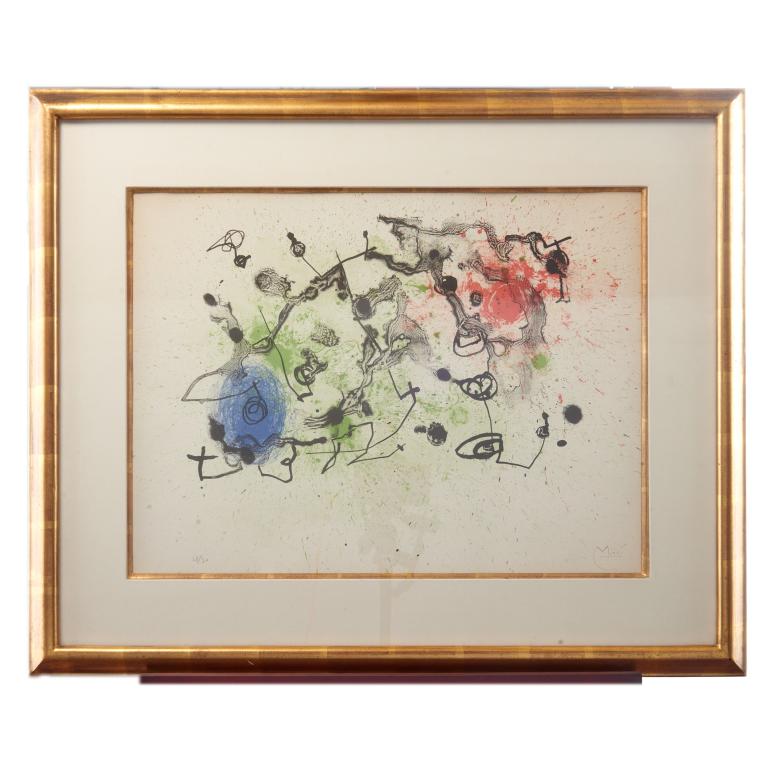 Original Joan Miro lithograph signed in pencil (1 of 1)