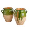 French Provincial confit classic green pottery