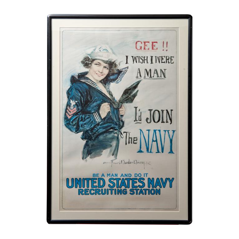Original Vintage Poster, Gee I Wish I were a Man (1 of 1)