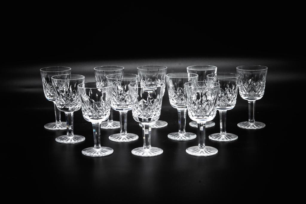 Waterford crystal cordial glasses lot of 12 Waterford crystal stemware cordial glasses lot of 12 (1 of 2)
