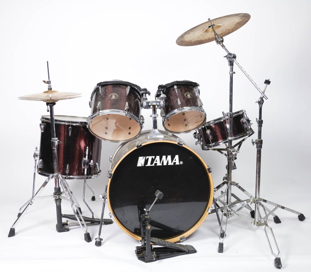 Tama drum set Tama drum set, 8 pcs. (1 of 4)