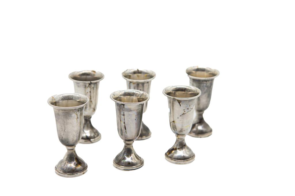 Sterling Silver Kiddish Cups (1 of 5)