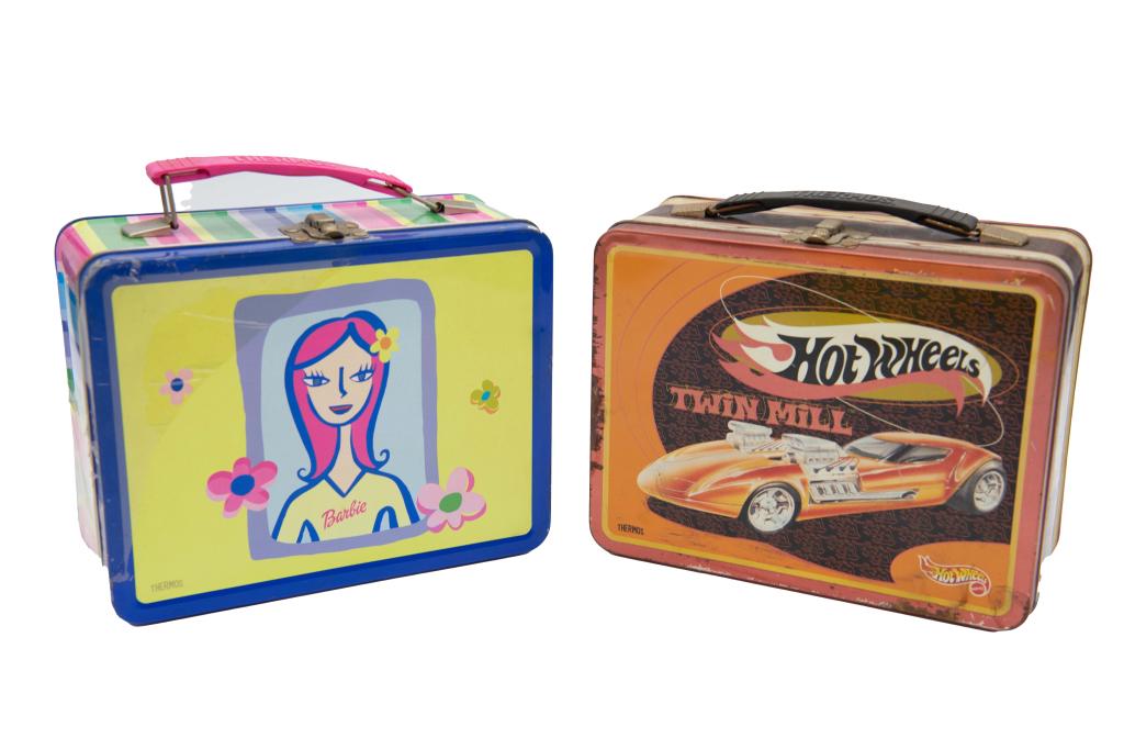 Hot Wheels and Barbie Lunch Boxes (1 of 3)