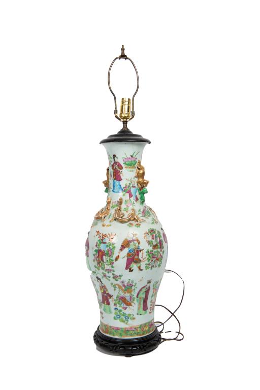 Early 20th Century Chinese Lamp (1 of 7)