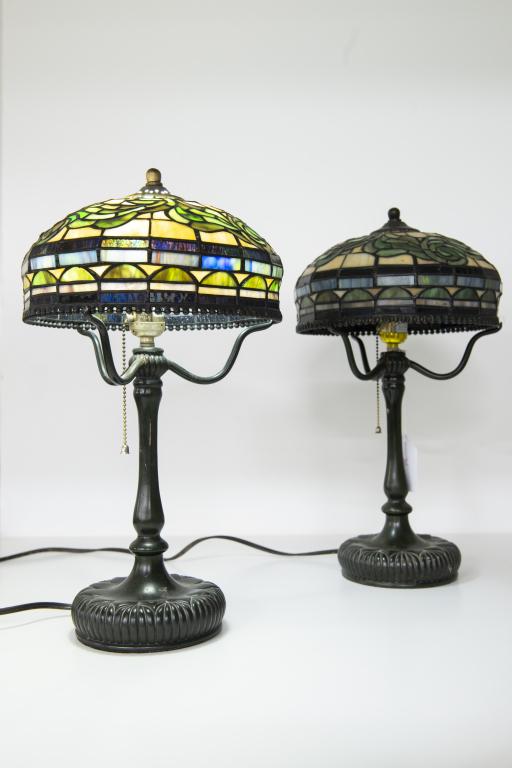 Pair of Tiffany Style Table Lamps (1 of 3)