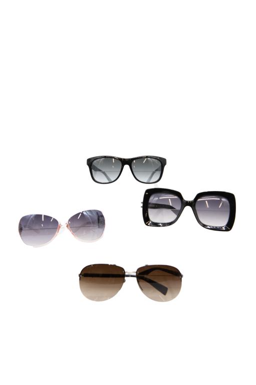 Lot of 4 Designer Sunglasses: W Marc Jacobs Gucci Prada