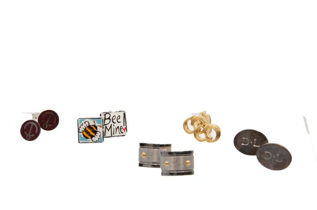 Five Misc. Assorted Cufflink Sets (1 of 6)