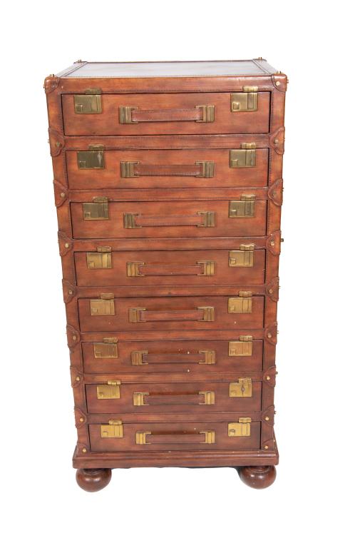 Maitland Smith Leather Chest of Drawers (1 of 10)