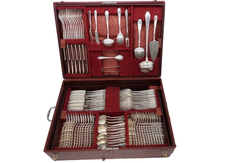 Set of .800 Silver Flatware (1 of 10)
