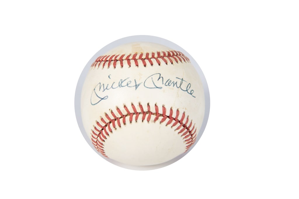 Autographed Mickey Mantle Baseball (1 of 6)