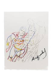 Superman by Andy Warhol