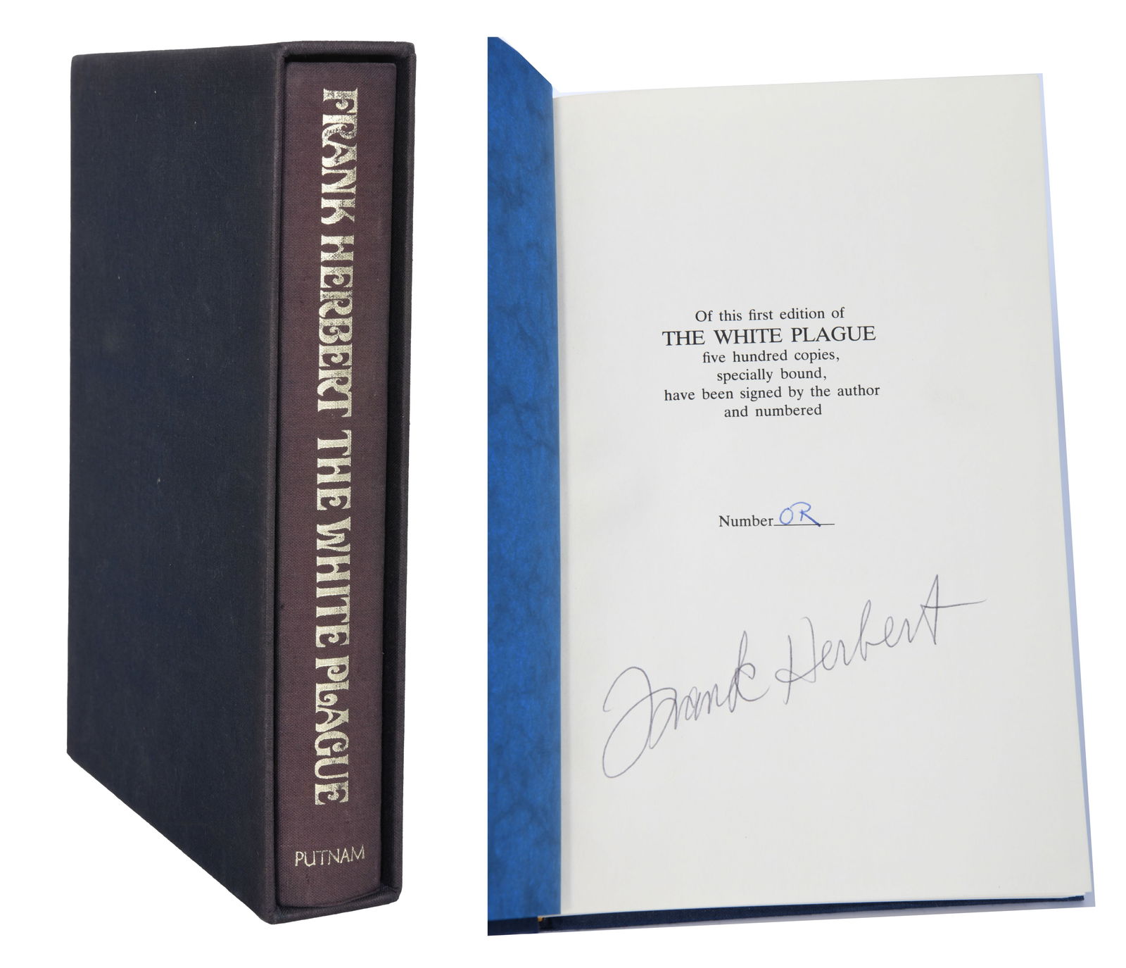 The White Plague by Frank Herbert, 1st Ed. Signed. (1 of 7)