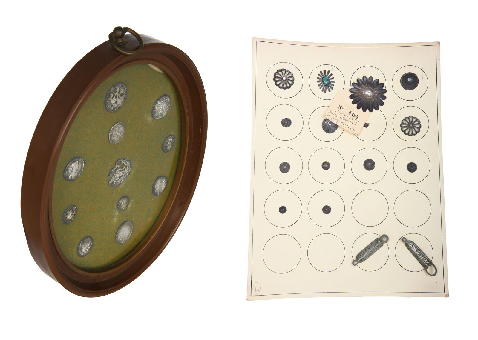 Vintage/Antique Silver Buttons Assortment (1 of 3)