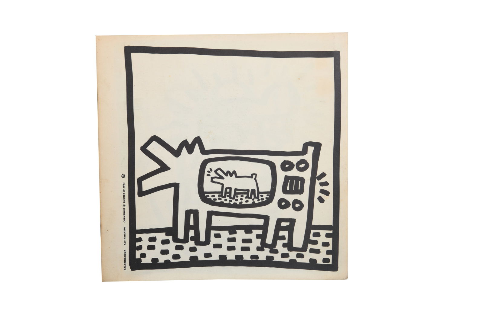 Rare Keith Haring Coloring Book, 1982 (1 of 5)