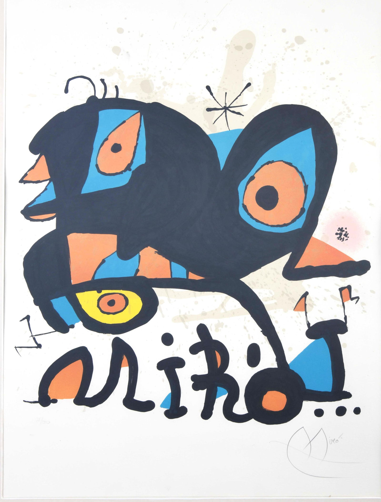 Joan Miro, Spanish 1893-1983, Joan Miro, Louisiana, 25/150, Lithograph (1 of 4)