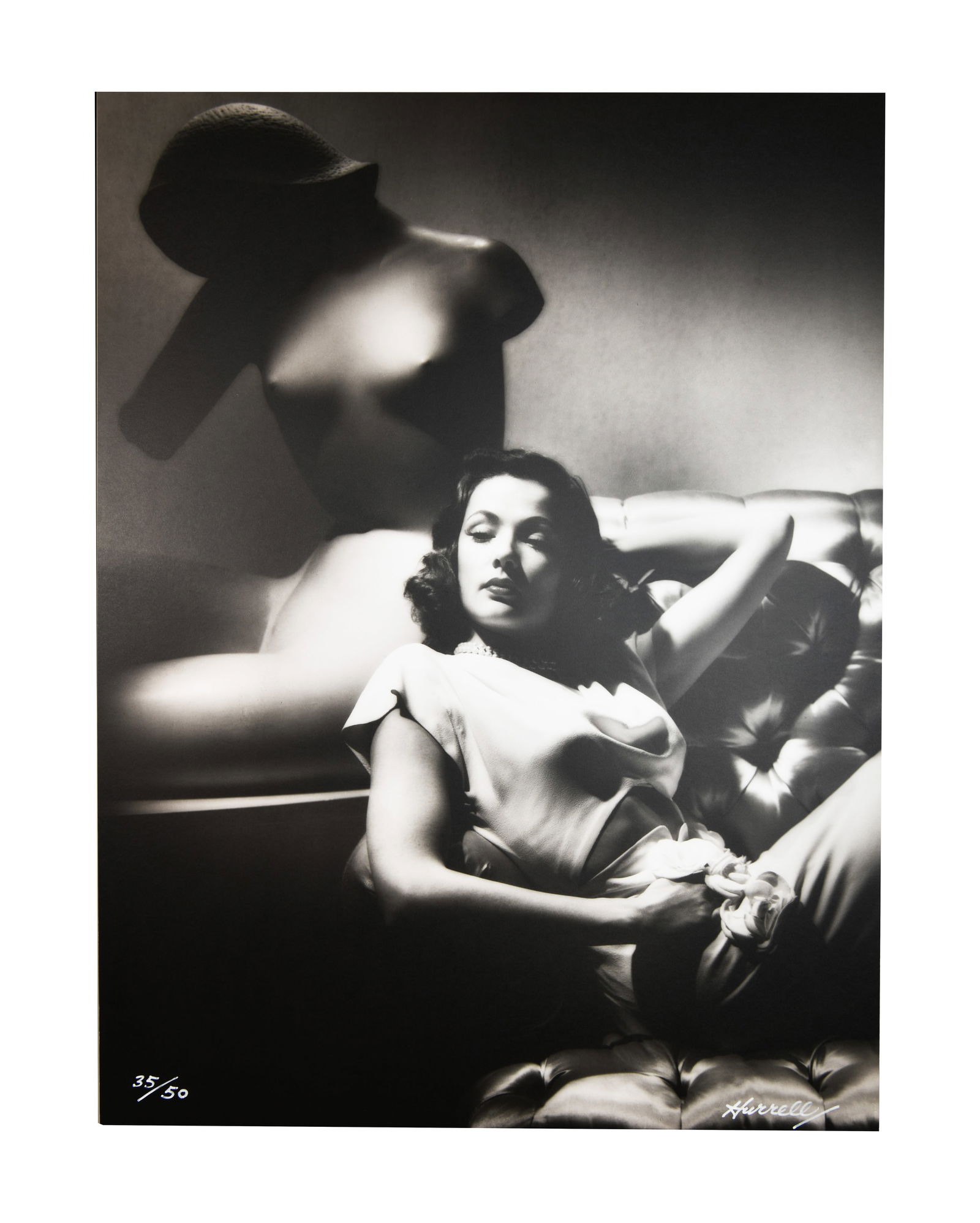 George Hurrell, Los Angeles, CA 1904-, George Hurrell, Gene Tierney, 35/50, Gelatin Silver: George HurrellLos Angeles, CA, 1904-George Hurrell, Gene Tierney, 35/50Gelatin SilverSigned Hurrell edition 35/50UnframedFrom the personal collection of a 3rd generation antiques dealer and awar