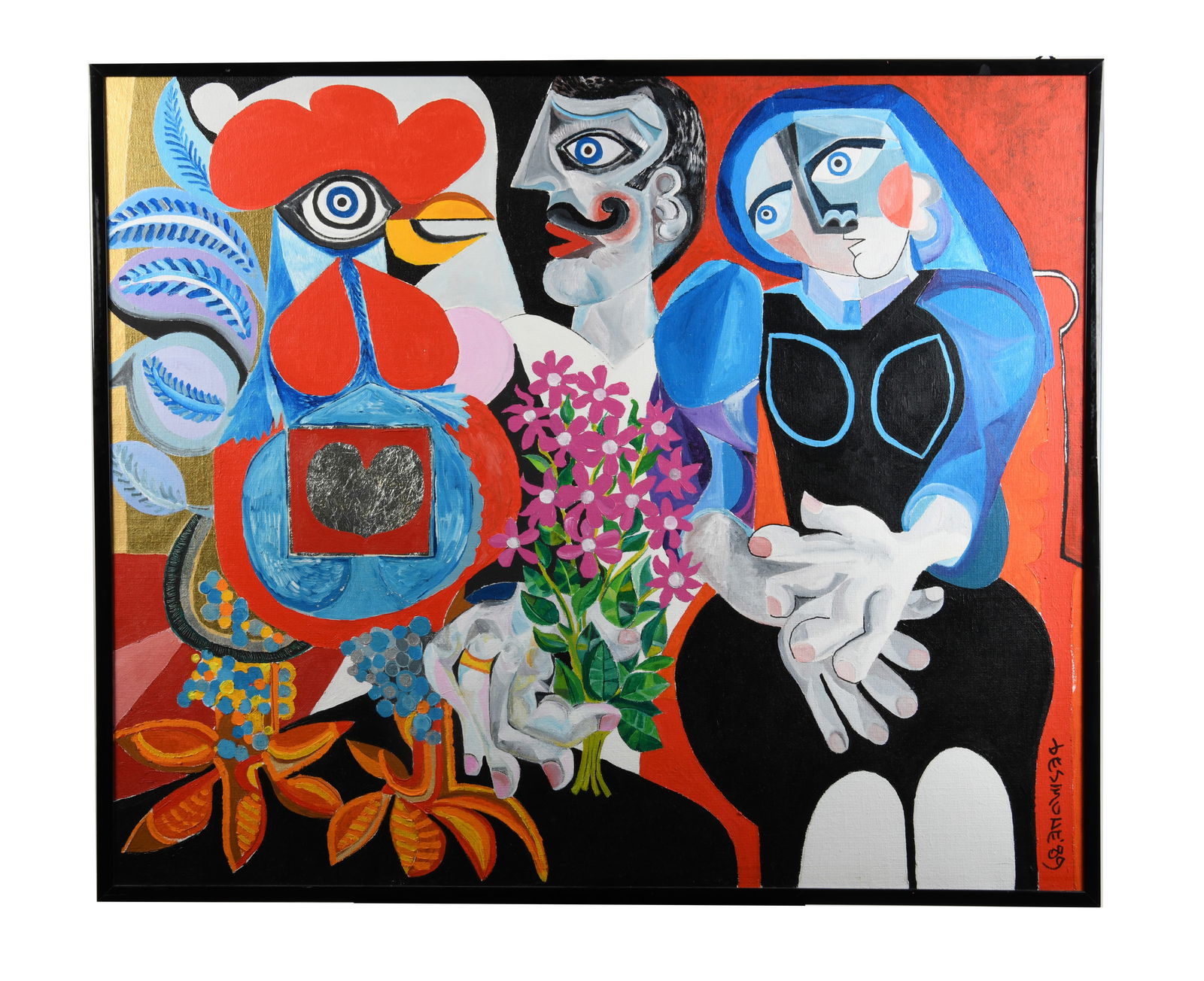 Giovanni DeSimone, Italy 1930-1991, Impressionist Giovanni DeSimone, Oil on Canvas, 1989 (1 of 4)