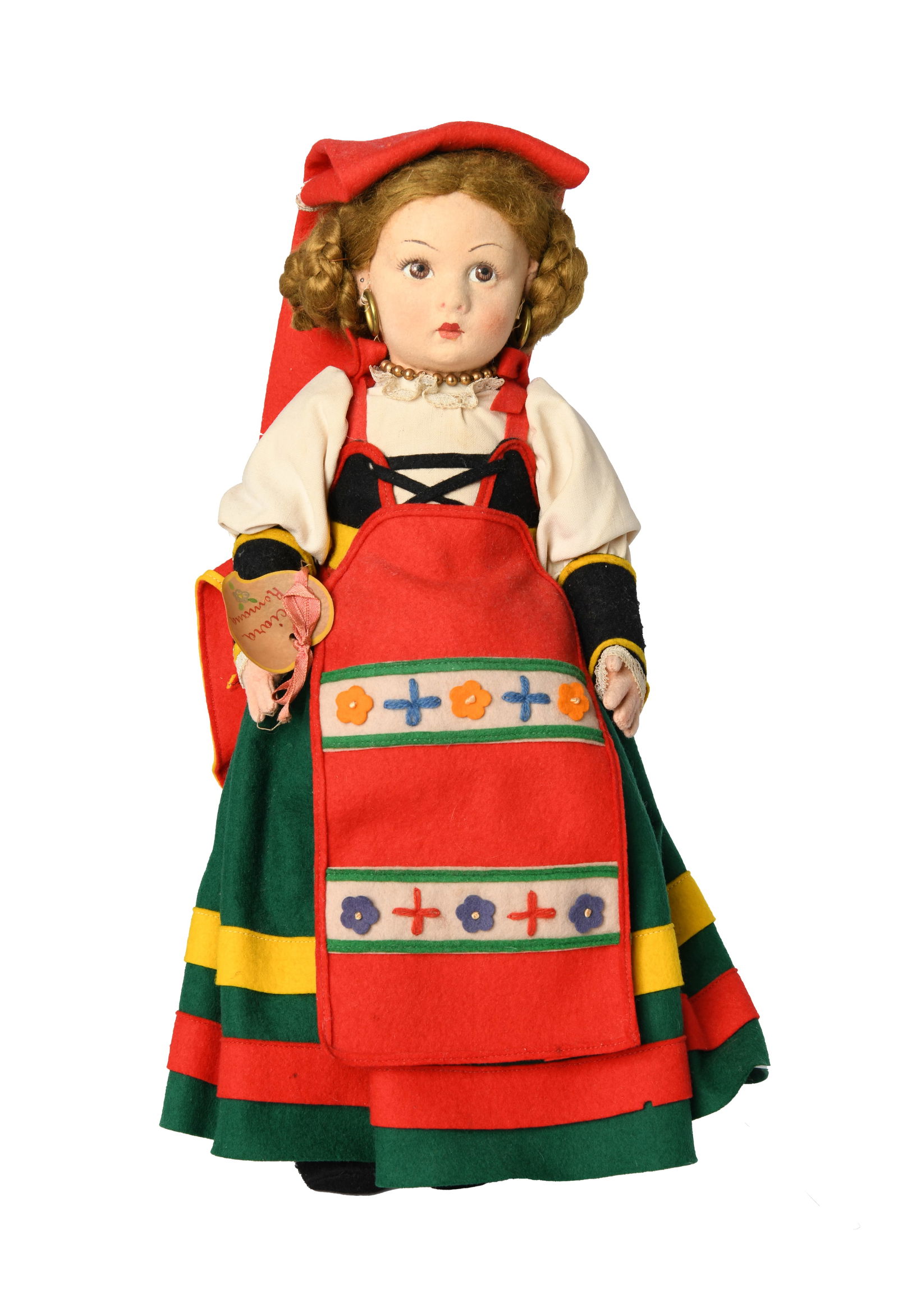 Lenci Felt Italian Doll (1 of 7)